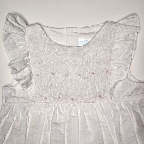 Edgehill Collection White Smocked Summer Dress Size 2T NWT - Picture 2 of 5